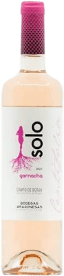 9,95 € 免费送货 | 玫瑰酒 Bodegas Aragonesas Solo Centifolia Rosé D.O. Campo de Borja 阿拉贡 西班牙 Grenache 瓶子 75 cl