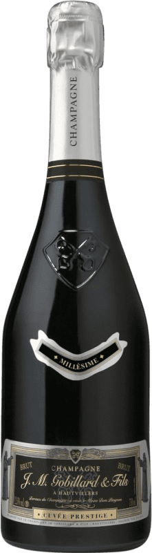 68,95 € 送料無料 | 白スパークリングワイン JM. Gobillard Millésimé Prestige Brut A.O.C. Champagne シャンパン フランス Pinot Black, Chardonnay ボトル 75 cl