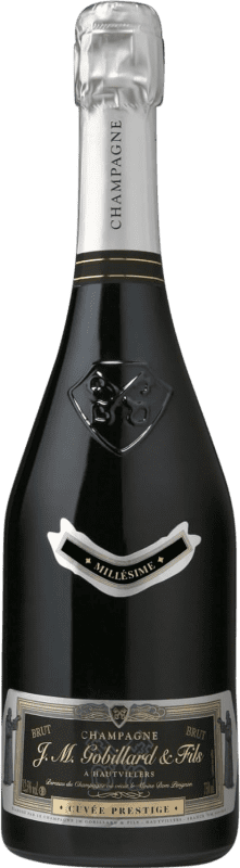 68,95 € Envoi gratuit | Vin Mousseux Blanc JM. Gobillard Brut Millésimé, Prestige A.O.C. Champagne Champagne France Pinot Noir, Chardonnay 75 cl