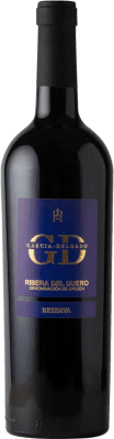 74,95 € Spedizione Gratuita | Vino rosso García Delgado Riserva D.O. Ribera del Duero Castilla y León Spagna Tempranillo Bottiglia 75 cl