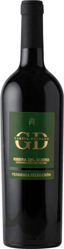 29,95 € Free Shipping | Red wine García Delgado Vendimia Selección D.O. Ribera del Duero Castilla y León Spain Tempranillo Bottle 75 cl