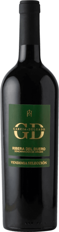45,95 € Spedizione Gratuita | Vino Rosso García Delgado VS Vendimia Seleccionada — Vendemmia Selezionata D.O. Ribera del Duero Castilla y León Spagna Tempranillo Bottiglia 75 cl