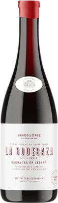 13,95 € Envío gratis | Vino tinto Vinos López Bodegaza I.G.P. Vino de la Tierra de Valdejalón Aragón España Garnacha Botella 75 cl