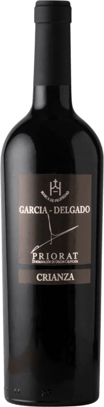 69,95 € 送料無料 | 赤ワイン García Delgado Crianza — クリアンサ D.O.Ca. Priorat カタロニア スペイン Garnacha — グルナッシュ, Cabernet Sauvignon — カベルネ・ソーヴィニヨン, Mazuelo — マスエロ, Cariñena — カリニャン 75 cl
