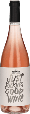 28,95 € Envio grátis | Vinho rosé Neleman Just Fucking Good Wine Organic Rosé Comunidade Valenciana Espanha Grenache Garrafa 75 cl