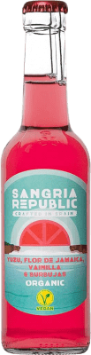 59,95 € Envoi gratuit | Boîte de 12 unités Sangria Republic Yuzu Hibiscus & Vainilla Ecológico Galice Espagne Petite Bouteille 27 cl