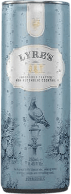 Ликёры Коробка из 24 единиц Lyre's G&T 25 cl Без алкоголя