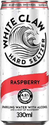 36,95 € Spedizione Gratuita | Scatola da 12 unità Bibite e Mixer White Claw Hard Seltzer Redi Frambuesa stati Uniti Lattina 33 cl