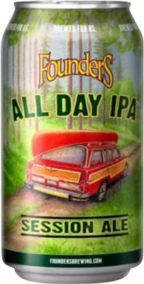 ビール 12個入りボックス Mahou Founders All Day IPA — India Pale Ale 33 cl