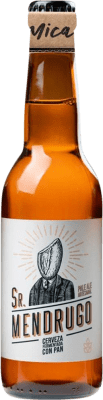 啤酒 盒装3个 Mica Sr. Mendrugo Artesanal Pale Ale Premium 33 cl