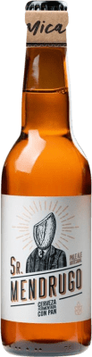 盒装3个 啤酒 Mica Sr. Mendrugo Pale Ale, Premium — 高端, Artesanal — 手工艺的 西班牙 三分之一升瓶 33 cl