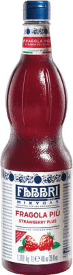 24,95 € Envio grátis | Schnapp Fabbri Jarabe de Fresa Itália Garrafa 60 cl