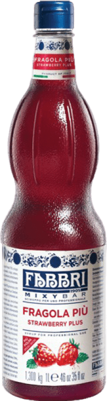 24,95 € Envio grátis | Schnapp Fabbri Jarabe de Fresa Itália Garrafa 60 cl