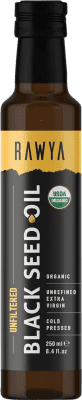29,95 € Spedizione Gratuita | Olio Vegetale Rawya Black — Edizione Nera, Unfiltered — Non Filtrato Turchia Organic — Bio Bottiglietta 25 cl Comino — Cumino