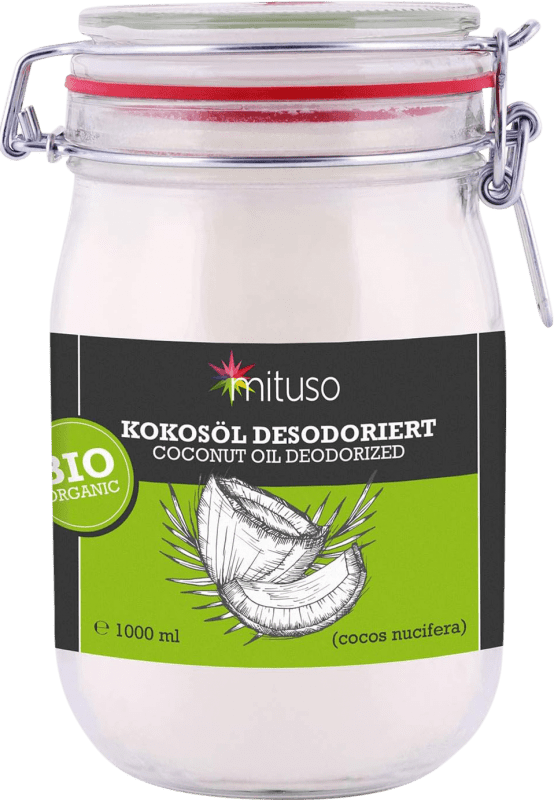 12,95 € Envoi gratuit | Huile de Cuisson Mituso Coco Orgánico Sri Lanka Bouteille 1 L