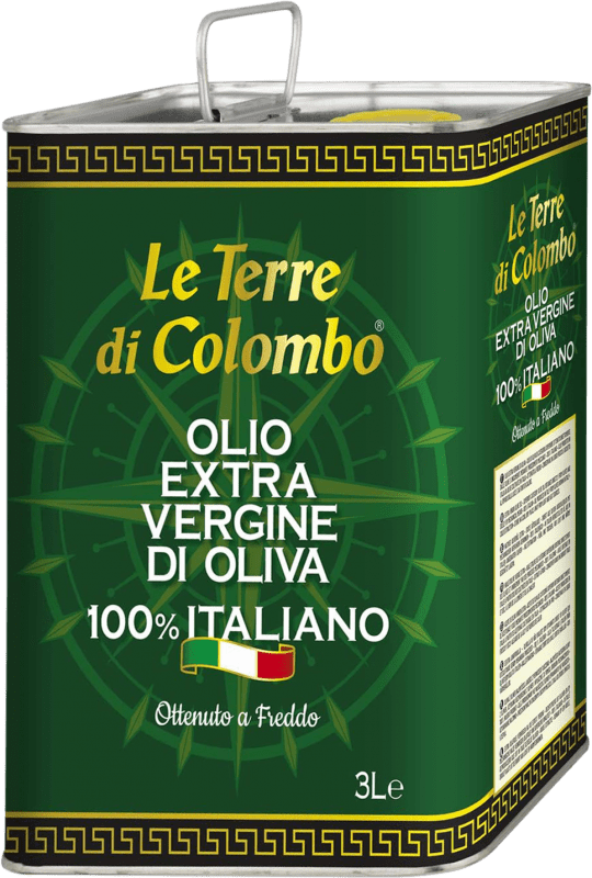 65,95 € Kostenloser Versand | Olivenöl Le Terre di Colombo Virgen Extra Italien Blechdose 3 L