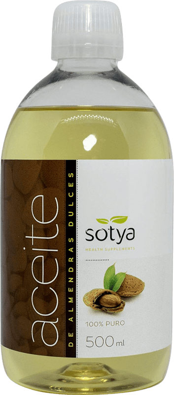 12,95 € Envío gratis | Aceite de Cocina Sotya. Almendras Dulces España Botella Medium 50 cl