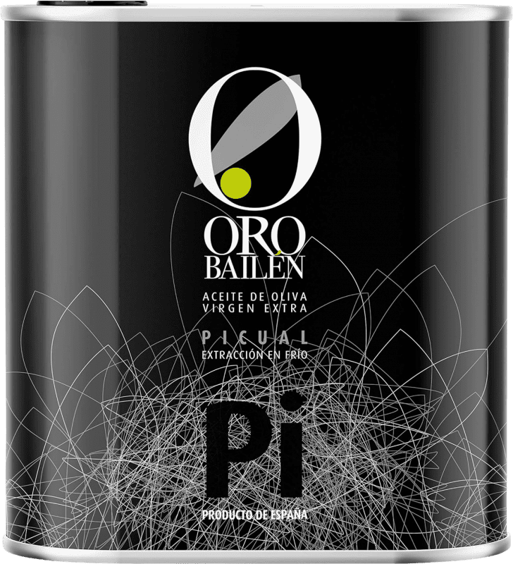 67,95 € Free Shipping | Olive Oil Oro Bailén EVOO Extra Virgin Spain Picual Special Can 2,5 L