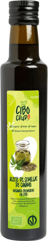 19,95 € Free Shipping | Cooking Oil Cibo Crudo Cáñamo Bio Lithuania Small Bottle 25 cl