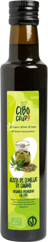13,95 € 免费送货 | 植物油 Cibo Crudo 立陶宛 Bio — 生态 有机 天然 小瓶装 25 cl Cáñamo — 大麻