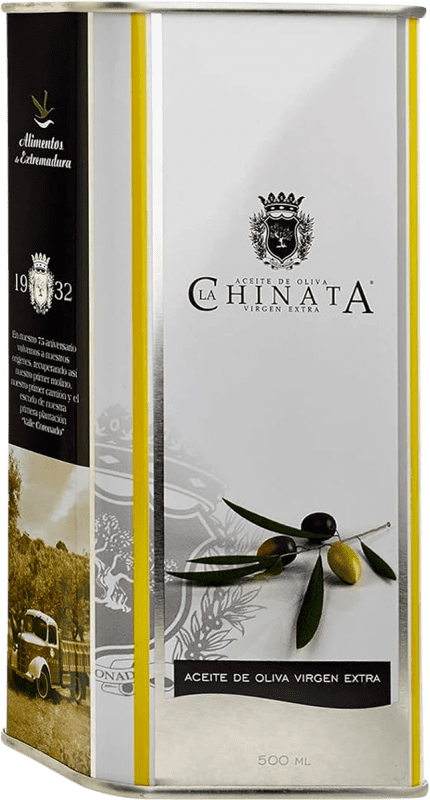 7,95 € Envio grátis | Azeite de Oliva La Chinata AOVE Virgem Extra Espanha Lata 50 cl