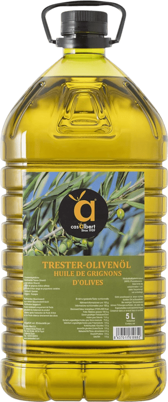 78,95 € Envío gratis | Aceite de Oliva Albert Casalbert Orujo España Garrafa 5 L