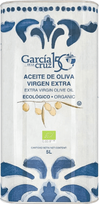 99,95 € Envío gratis | Aceite de Oliva García de la Cruz Virgen Extra Orgánico Castilla la Mancha España Lata Especial 5 L