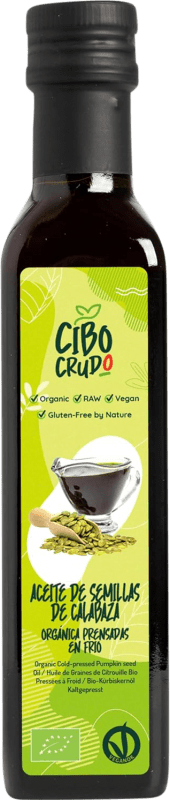 27,95 € Free Shipping | Vegetable Oil Cibo Crudo Netherlands Organic — Eco Small Bottle 25 cl Calabaza — Pumpkin