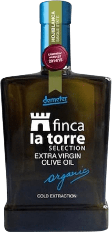 28,95 € Envío gratis | Aceite de Oliva Finca la Torre AOVE Virgen Extra España Hojiblanca Eco — Ecológico Botella Medium 50 cl