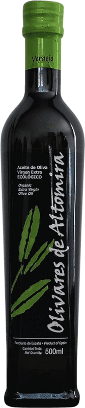 31,95 € Envío gratis | Aceite de Oliva Olivares de Altomira AOVE Virgen Extra España Tempranillo Eco — Ecológico Botella Medium 50 cl
