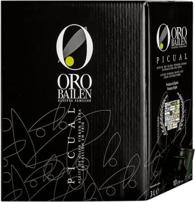 77,95 € 免费送货 | 橄榄油 Oro Bailén EVOO 特级初榨 西班牙 Picual — 皮夸尔 Bag in Box — 盒中袋 3 L