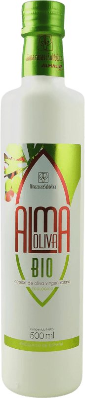 29,95 € Envío gratis | Aceite de Oliva ‎Almazaras de la Subbética Almaoliva Virgen Extra Ecológico España Botella Medium 50 cl