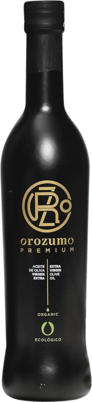 27,95 € Envío gratis | Aceite de Oliva Orozumo Virgen Extra Superior Ecológico Andalucía España Picual Botella Medium 50 cl