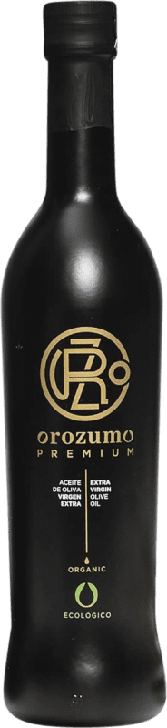 19,95 € Spedizione Gratuita | Olio d'Oliva Orozumo Superiore, EVO Extra Vergine Andalusia Spagna Picual Eco — Biologico Bottiglia Medium 50 cl
