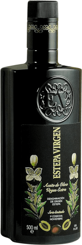 46,95 € Kostenloser Versand | Olivenöl Estepa Virgen. Virgen Extra Premium Spanien Medium Flasche 50 cl