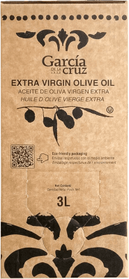 63,95 € Spedizione Gratuita | Olio d'Oliva García de la Cruz Virgen Extra Castilla-La Mancha Spagna Bag in Box 3 L