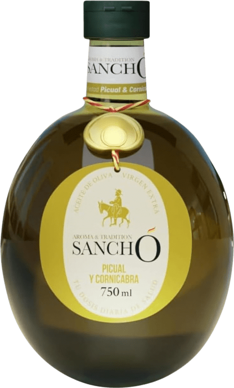 23,95 € Envío gratis | Aceite de Oliva Aroma & Tradition Virgen Extra Picual Cornicabra PET España Picual, Cornicabra Botella 75 cl