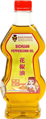 31,95 € Spedizione Gratuita | Olio Vegetale Bailinhou. Sichuan Cina Mezza Bottiglia 37 cl Chili Pepper — Peperoncino, Pink Peppercorn — Pepe Rosa