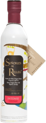 39,95 € Envío gratis | Aceite de Oliva Señoríos de Relleu Coupage, AOVE Virgen Extra España Botella Medium 50 cl Intenso