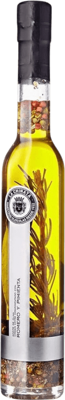 19,95 € Envio grátis | Azeite de Oliva La Chinata Virgen Extra Romero Pimientas Espanha Garrafa Pequena 25 cl