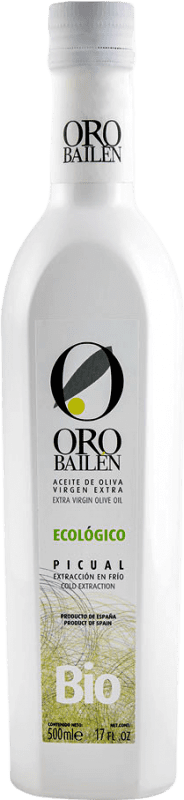 24,95 € 免费送货 | 橄榄油 Oro Bailén EVOO 特级初榨 西班牙 Picual — 皮夸尔 Eco — 生态 有机 天然 中瓶装 50 cl