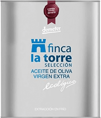 105,95 € Envío gratis | Aceite de Oliva Oro del Desierto Virgen Extra Ecológico España Arbequina Botella Especial 2 L