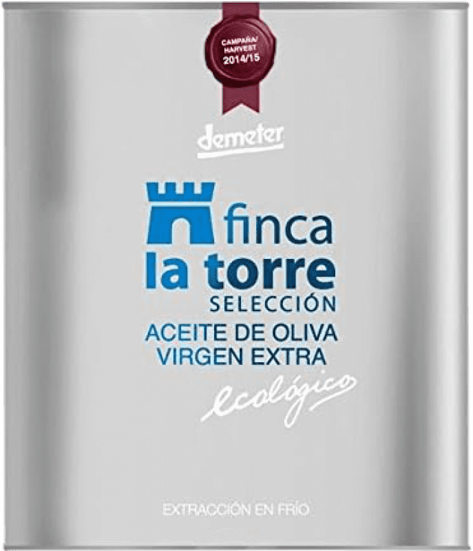 112,95 € Kostenloser Versand | Olivenöl Oro del Desierto E-NOL Extra Nativ Spanien Arbequina Eco — Biologisch Spezialdose 2 L