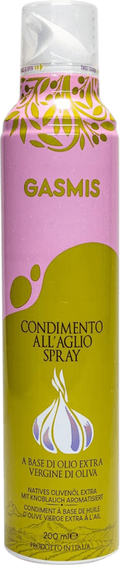 12,95 € 送料無料 | オリーブオイル Gasmis Spray Pulverizador — スプレーアトマイザー, EVOO エキストラバージン イタリア 小瓶 20 cl Aglio — ニンニク