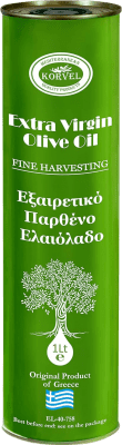 33,95 € Free Shipping | Olive Oil Korvel Virgen Extra Premium Greece Bottle 1 L