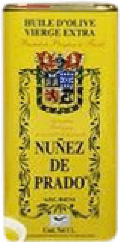 49,95 € Envío gratis | Aceite de Oliva Núñez de Prado Virgen Extra Hojiblanca Picudo España Picual, Hojiblanca Botella 1 L