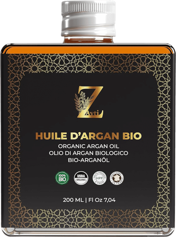 109,95 € Envío gratis | Aceite de Cocina Zayti Argán Tostado Marruecos Botellín 20 cl