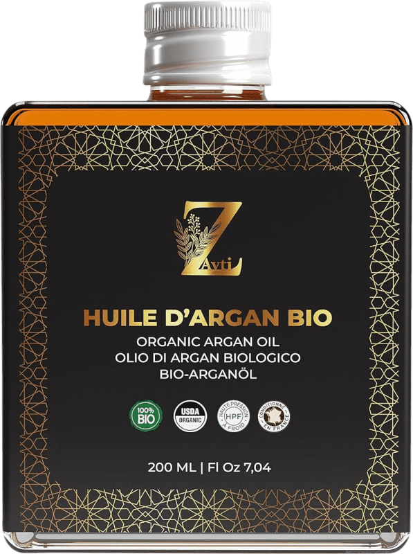 143,95 € Envío gratis | Aceite Vegetal Zayti Marruecos Botellín 20 cl Tostado, Argán