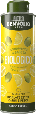 25,95 € Envío gratis | Aceite de Oliva Benvolio 1938 Limón Ajo Ecológico Italia Botellín 25 cl