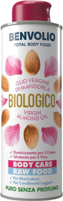 17,95 € Envío gratis | Aceite de Cocina Benvolio 1938 Almendras Dulces Ecológico Italia Botellín 25 cl